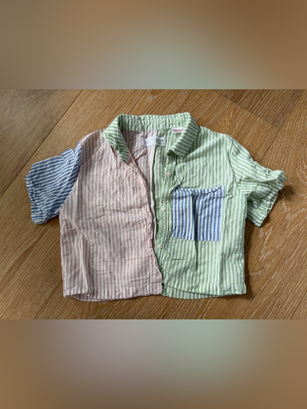 Zara • Multi Color Button Down Shirt